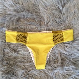 Acacia Swimwear Yellow Bikini Bottom